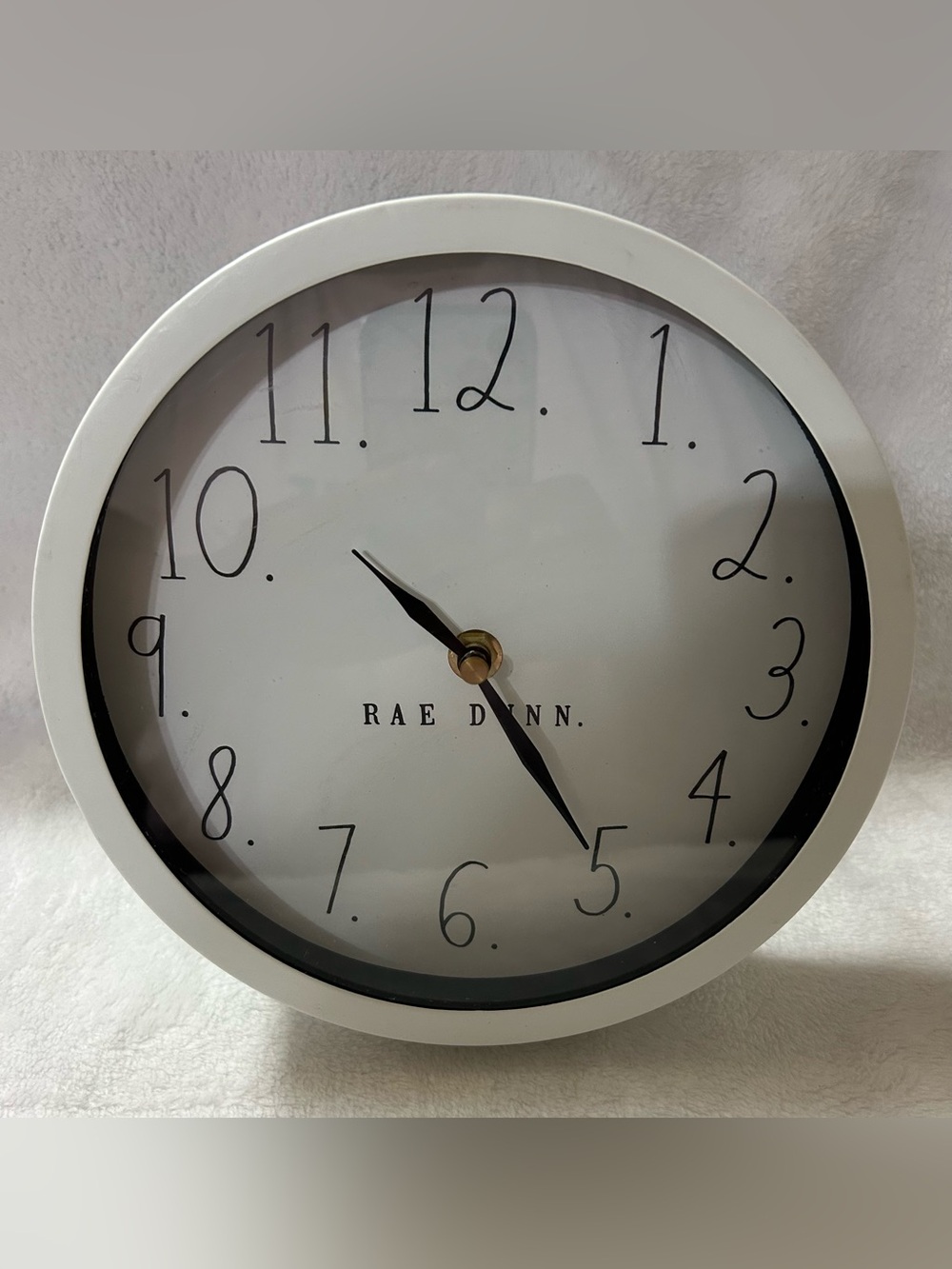 Rae Dunn Round Desk Clock
